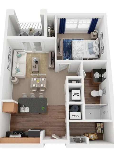Maple floor plan