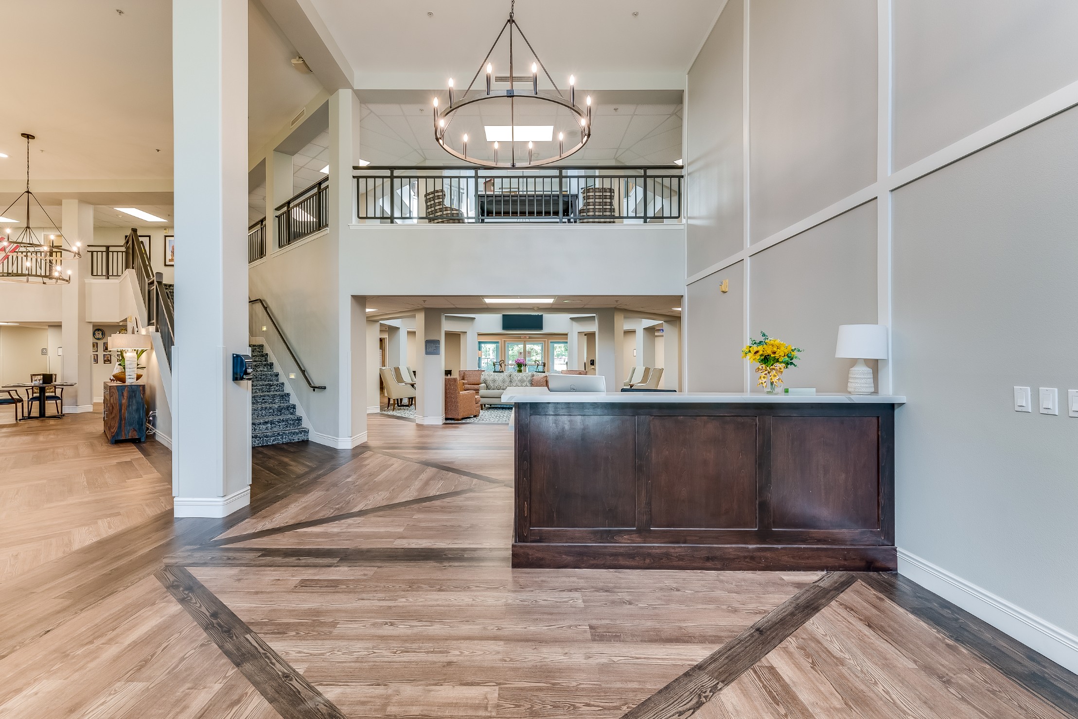 Welcome desk
