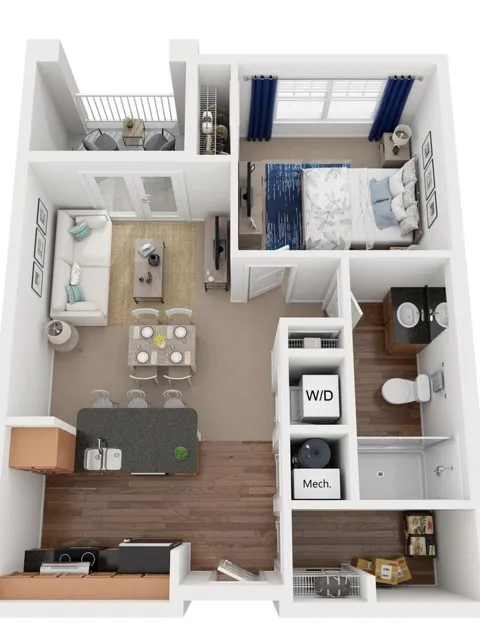 Maple floor plan