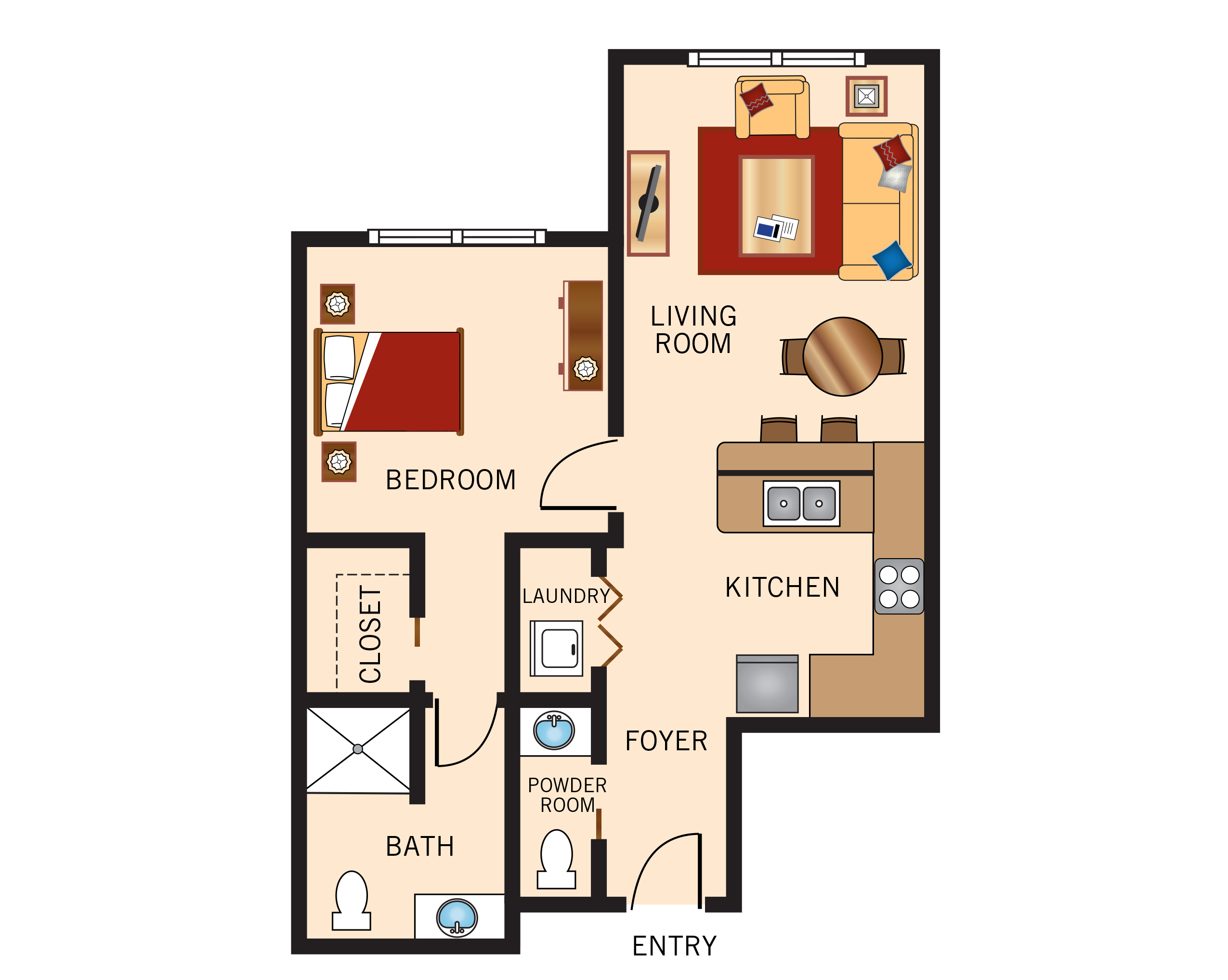 The Hummingbird floor plan