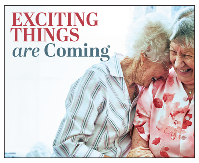 Exciting things are coming